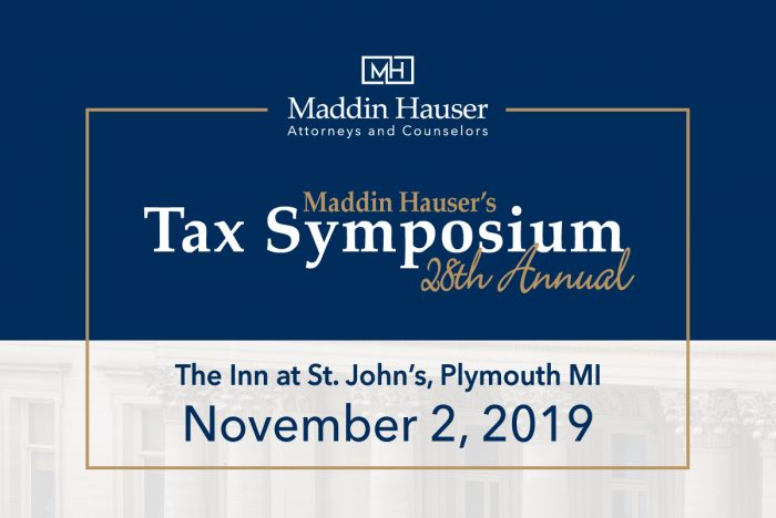 TWENTY-EIGHTH ANNUAL TAX SYMPOSIUM MATERIALS